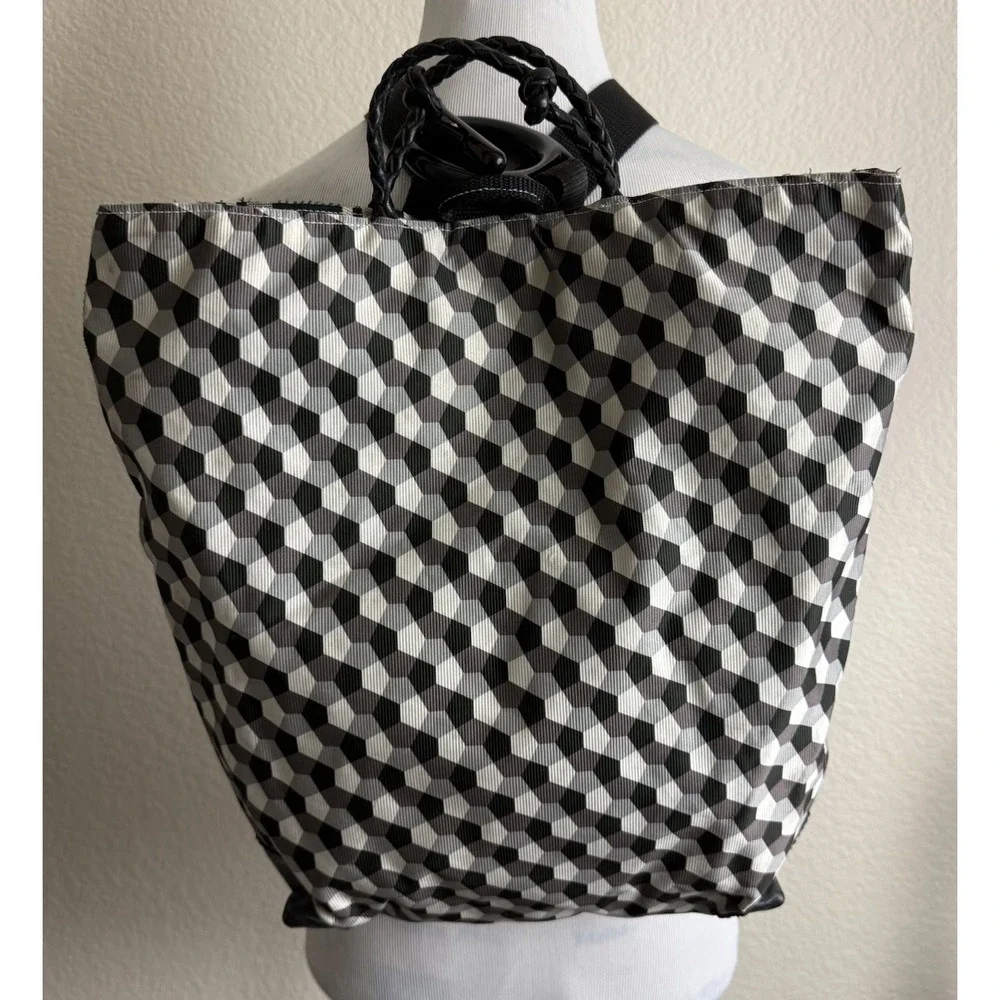 Ronald Furst Convertible Backpack Geometric Multicolor Retro One A  Kind Bag Ronald Furst Convertible Backpack Geometric Multicolor Retro  main image 2
